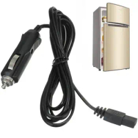Mini Fridge Cord Cigarette Lighter Plug DC Power Cord DC Power Cord Cable For 12V/24V Car Refrigerator Portable Refrigerator