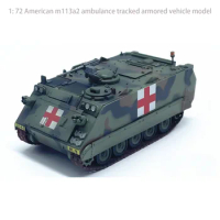 1: 72 American m113a2 ambulance tracked armored vehicle model Finished simulation ornament 35007
