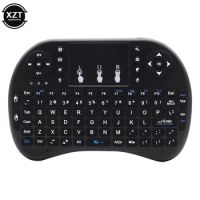 i8 Russian English Version 2.4GHz Wireless Keyboard Air Mouse With Touchpad Handheld Work With Android TV BOX Mini PC 18