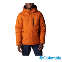 Columbia哥倫比亞 男款Omni-Tech防水極暖連帽外套-銅棕 UWE67640IX / FW22