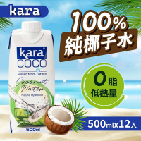 KARA COCO 佳樂椰子水500mlx12入/箱(有效期限2025.10)