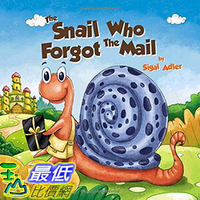 [106美國直購] 2017美國暢銷兒童書 The Snail Who Forgot The Mail: Teach your kid patience (BOOKS FOR KIDS 1)