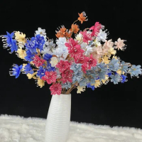 Artificial Flowers for Home Decoration, Plants for Garden Decoration, Royal Blue, Champagne, Anthurium