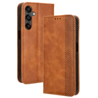 For Samsung Galaxy M55 5G Flip Case Luxury Retro Leather Wallet Book Magnet Full Cover For Samsung M55 5G M 55 M5 5 Phone Bags