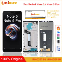 5.99"Original For Xiaomi Redmi Note 5 Pro LCD Display Touch Screen Digitizer Replacement For Redmi Note 5 LCD With Battery Cover