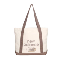 【NEW BALANCE】托特包-肩背袋 手提袋 購物袋 NB 米黃棕(LAB23027MS)