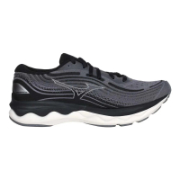 MIZUNO 美津濃 WAVE SKYRISE 4 男鞋 寬楦 運動 慢跑鞋 黑灰(J1GC232302)