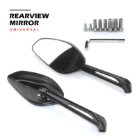 X-MAX Scooter Universal 8/10mm Side Mirror Rearview Mirror For Yamaha XMAX125 XMAX250 XMAX300 AEROSPORTS X Accessories