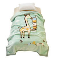 南極人兒童珊瑚絨毛毯冬季午睡幼兒園蓋毯加厚嬰兒絨毯床單毯被子