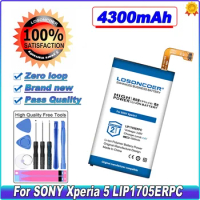LOSONCOER LIP1705ERPC 4300mAh Mobile Phone Battery For SONY Xperia 5 Battery X5 J8210 J9210