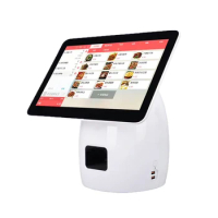 HSPOS 15.6 Inch Android Monitor Cash Register All in One POS Machine Free Loyverse Software for Restaurant HS-C88