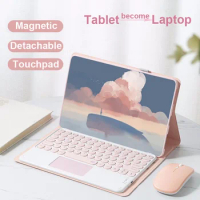 For Huawei Matepad Pro 13.2inch for Matepad Pro 12. 6" Touchpad Keyboard Bluetooth Mouse Magnetic Detachable Keyboard Case