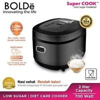 BOLDE RICE COOKER LESS SUGAR / LOW CARBO FIREWOOD KAPASITAS 2LITER