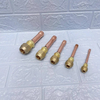 cooling chiller pipe joint access valve chiller / fridge connector flare nut S&F Union ( 1/4\ 3/8\"