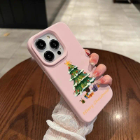 Sarung Telefon Pokok Krismas, Ketibaan Baru, Serasi dengan Vivo Y500, Y300, Y200 Pro Plus, GT Y300i,