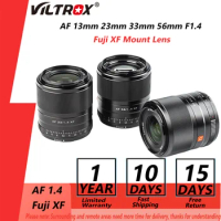 Viltrox 13mm 23mm 33mm 56mm F1.4 AF Fuji Lens Auto Focus Large Aperture APS-C Lens for Fujifilm X Mount X-T4 X-T20 Camera Lenses