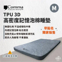 【逗點Comma】TPU 3D高密度記憶泡棉睡墊2入(雙人M號)_贈原廠幫浦