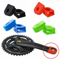 MTB Silicone Fixed Gear Road Bicycle Crank Arm Cover Bicycle Crank Arm Boots Crankset Protector Protective Sleeve