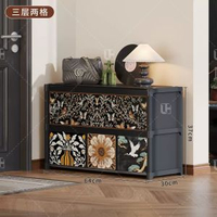 中古風鞋櫃門口家用入戶玄關收納大容量靠牆置物櫃多層儲物櫃鞋架