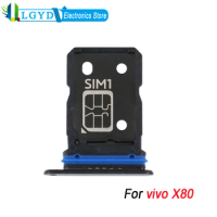 For vivo X80 SIM Card Tray + SIM Card Tray