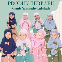 Labebah || Gamis Namira, Gamis Anak Set Hijab Cantik dan Menawan