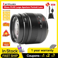7artisans 7 artisans 35mm F0.95 Large Aperture Portrait Lens for Sony ECanon EF-M M6 A6600 Fuji FX Nikon Z Z9 M4/3 Mount DC-S1