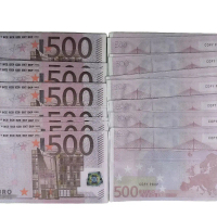 mainan uang kertas 500 euro isi 100 lembar