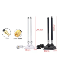 ZTE HUAWEI 5G Router Full Band Antenna 48DBI Gain CPE PRO Wireless Network Card External Extension Cable Signal Enhanced TS9 SMA
