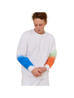 เสื้อสเวตเตอร์ผู้ชาย Gradient Tempest Fall สีขาว