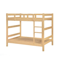 【MUNA 家居】凱斯3.5尺原木色雙層床(單人床 上下舖 雙層床 床架)