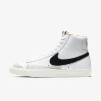 【NIKE 耐吉】W Blazer Mid 77 女鞋 運動 休閒 籃球 復古 耐穿 穿搭 情侶 白黑(CZ1055-100)