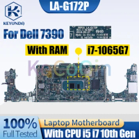 DDP31 LA-G172P For Dell 7390 Notebook Mainboard 0V2CCD 0RF89X 0MCC5D i5-1035G1 i7-1065G7 With RAM Laptop Motherboard Full Tested