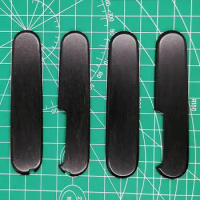 DIY Ebony Wood Handle Scale for 91mm Swiss Army Knife EDC Mod