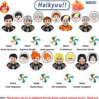 Moc Japanese Action Anime Mini Figure Haikyuu! TO THE TOP New DIY Kids Building Blocks Toys Friends Gift For Boys Girls Juguetes