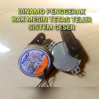 dinamo penggerak rak mesin tetas telur sistem geser otomatis