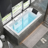【可開發票】尚湟嵌入式浴缸小戶型衛生間洗澡家用按摩簡易智能恒溫亞克力浴盆