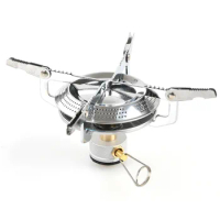Outdoor Camping Portable Gas Stove Fold Removable High Power Stove Multi Fuel Adjustable Energy-saving Stove Cooker Picnic Tools