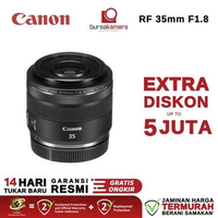 BKP Canon RF 35mm f-1.8 IS Macro STM Lensa Kamera Black