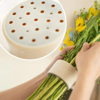 Giá đỡ thân cây Spiral Ikebana, vật liệu nhựa mới, giá đỡ sắp xếp hoa bó hoa, giá đỡ thân cây hoa xo