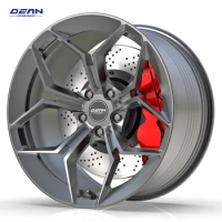 for DEAN C002 Brushed-Grey New design Custom forged wheels 16-24inch 6061-T6 aluminum alloy wheel 5x120 5x112 5X114.3