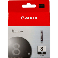 【跨店享22%點數回饋+滿萬加碼抽獎】Canon CLI-8 BK 原廠相片黑色墨水匣  適用 Pro9000 Pro9000 Mark II