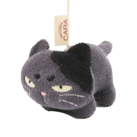 【KIRO 貓】日本卡拉貓 茶丸系列 趴姿 毛巾布 立體造型 玩偶/吊飾/鑰匙圈(500018)