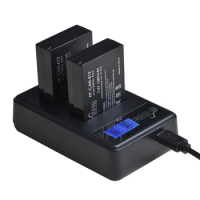 Pickle Power LP-E12 LP E12 LPE12 Battery+ LCD USB Dual Charger for Canon EOS M EOS M10 M50 M100 100D Kiss X7 Rebel SL1 Camera