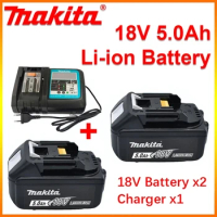 Original Makita Lithium ion Rechargeable Battery 18V 5000mAh 18V Drill Replacement Batteries BL1860 BL1830 BL1850 BL1860B