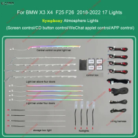 RGB Symphony Car Ambient light Interior for bmw 1/3/5/7 series x3 x4 x5 x6 f18 f25 f16 f15 f30 f34 Decoration Atmosphere Ligh