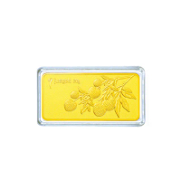 【Just Gold 鎮金店】寶島果宴-荔金滿堂 金條20g