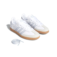 adidas 愛迪達 SAMBA OG 德訓鞋 復古 運動休閒鞋 IE0877 女鞋 ORIGINALS 雲白色 光暈藍