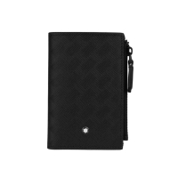 【MONTBLANC 萬寶龍】Extreme 風尚系列3.0 迷你直式6卡短夾(黑色)