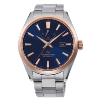 นาฬิกาข้อมือผู้ชาย Orient Star Contemporary Mechanical สายโลหะ รุ่น RE-AU0406L (Limited) สีน้ำเงิน