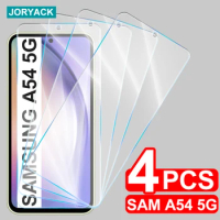 4PCS Screen Protector Tempered Glass For Samsung Galaxy A54 A24 A34 A23 A33 A52 A52S A53 A73 A72 A51 A71 A42 Protective Glass